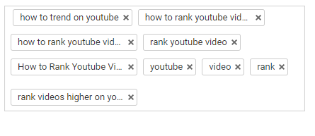YouTube Tags