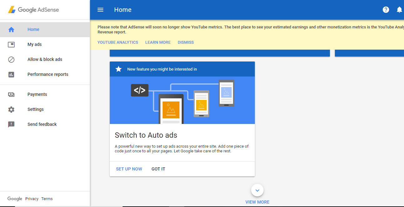 google adsense auto ads