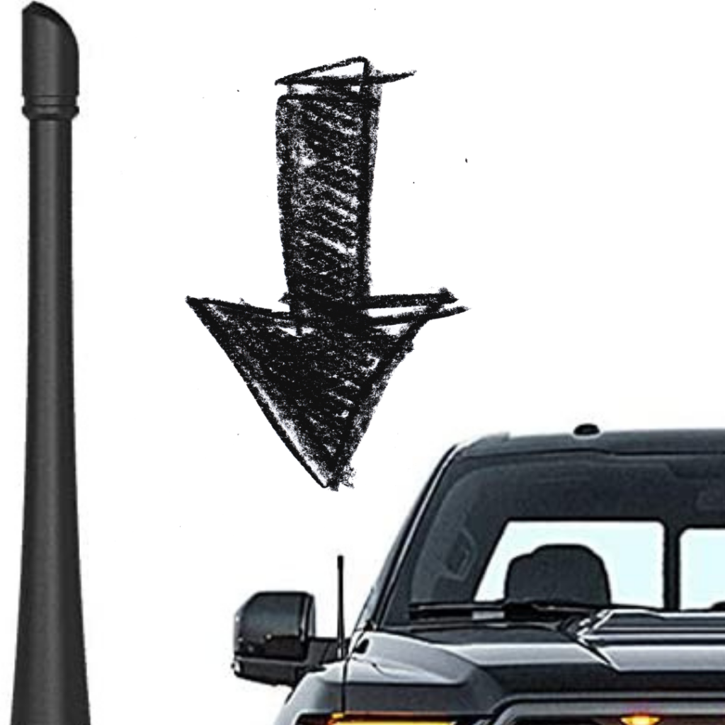 Ray Diniar 7 inch Antenna for ford f-150 in 2022