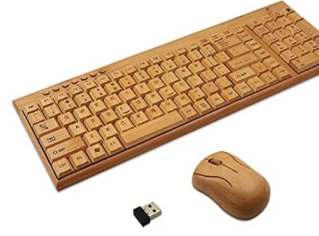 bamboo mouse and keyboard eco friendly tech product